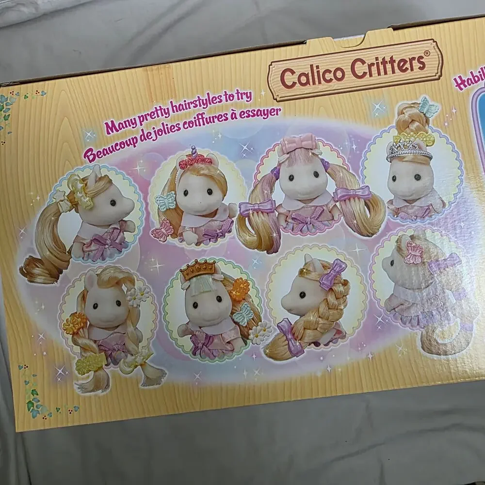 NEW Calico Critters Pony's Stylish Salon Sally Pony - Picture 3 of 10